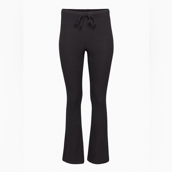 Babaton Pants - Aritzia The Group by Babaton Time Pant - Black high-waisted kick-flare pants